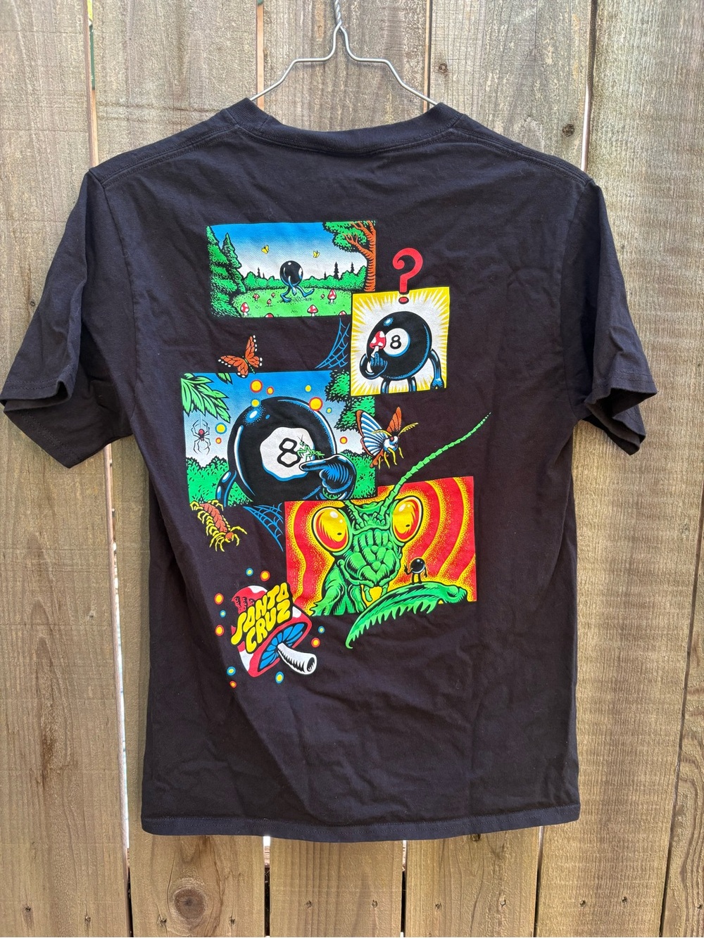 Santa Cruz 8Ballr Cómic Tshirt